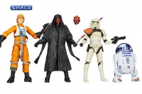 Case of 4: 6 The Black Series Wave 1 Assortment (Star Wars)