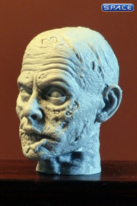 1/6 Scale Zombie Head Ruddy (unpainted)