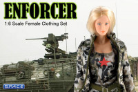 1/6 Scale Female Clothing Set - Enforcer Set A (Camo)