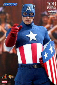 1/6 Scale Captain America - Star Spangled Man Version 2013 Toy Fairs Exclusive MMS205 (Captain America)