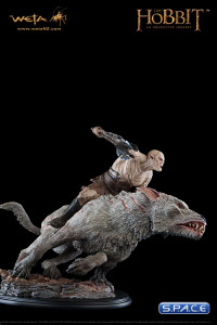 Azog the Defiler on Warg Statue (The Hobbit: An Unexpected Journey)