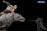 Azog the Defiler on Warg Statue (The Hobbit: An Unexpected Journey)