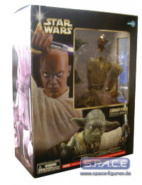 1/7 Scale Mace Windu & Yoda Snap Fit Model Kit