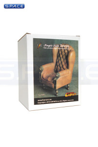 1/6 Scale Single Sofa - S001 (Brown)