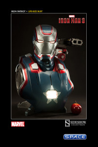 1:1 Iron Patriot Life-Size Bust (Iron Man 3)