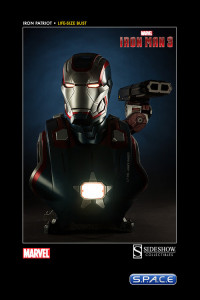 1:1 Iron Patriot Life-Size Bust (Iron Man 3)