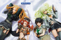 1/8 Scale Girls Collection PVC Statues 4-Pack (Border Break)