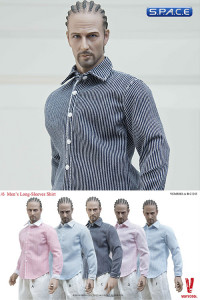 1/6 Scale Mans Long-Sleeves Shirt (Set of 5)