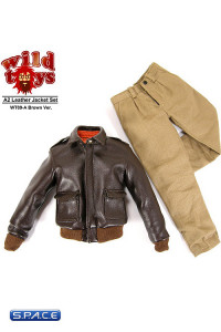 1/6 Scale Leather Jacket Set A (Brown Ver.)