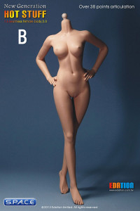 1/6 Scale Hot Stuff Seamless Female Body 2.0B (Flesh)