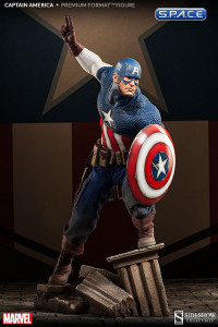 Captain America Premium Format Figure (Allied Charge on Hydra)