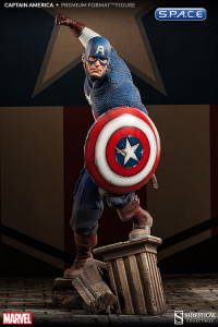 Captain America Premium Format Figure (Allied Charge on Hydra)
