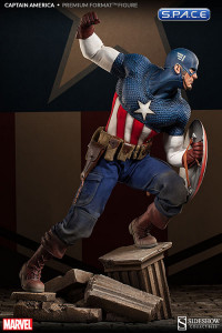 Captain America Premium Format Figure (Allied Charge on Hydra)