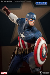 Captain America Premium Format Figure (Allied Charge on Hydra)