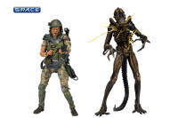 Hudson vs. Brown Warrior 2-Pack (Aliens)