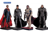 Set of 4: 1/6 Scale Man of Steel Icon Statues