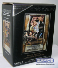 A New Hope Style D Movie Poster Collectible Sculpture