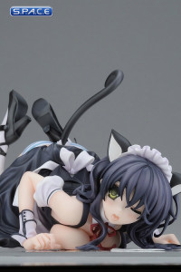 1/7 Scale Cat Lap Milk PVC Statue