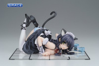 1/7 Scale Cat Lap Milk PVC Statue