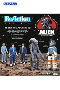 Complete Set of 5: ReAction Figures (Alien)
