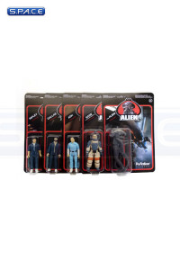 Complete Set of 5: ReAction Figures (Alien)