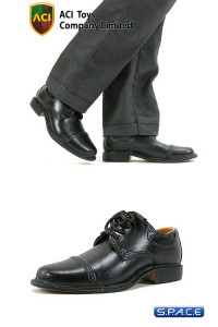 1/6 Scale Dress Shoes - Black (ACI-725)