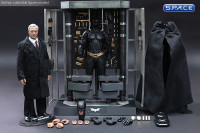 1/6 Scale Batman Armory with Alfred Pennyworth Movie Masterpiece MMS235 (Batman The Dark Knight)