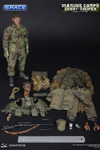 1/6 Scale Marine Corps Scout Sniper - Sergeant Major