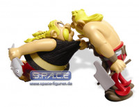 Ordralfabétix et Cétautomatix nez à nez Mini Statue (Asterix)