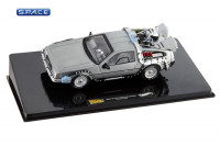 1:43 Time Machine with Mr. Fusion Die Cast Hot Wheels Elite (Back to the Future)