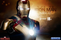 1:1 Iron Man Mark 42 Life-Size Bust (Iron Man 3)