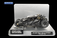 1:18 Batmobile with authentic Batman movie cape material Die Cast Hot Wheels Elite (The Dark Knight Trilogy)