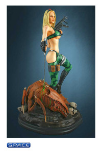 Alien Marine Girl Statue (Heavy Metal)