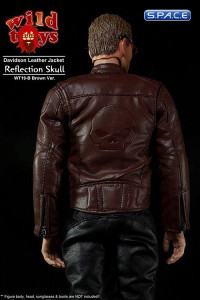 1/6 Scale Davidson Leather Set Reflection Skull (brown)