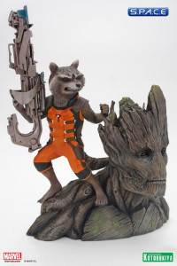 1/10 Scale Rocket Raccoon ARTFX+ Statue (Guardians of the Galaxy)