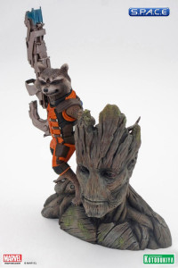 1/10 Scale Rocket Raccoon ARTFX+ Statue (Guardians of the Galaxy)