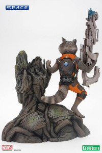 1/10 Scale Rocket Raccoon ARTFX+ Statue (Guardians of the Galaxy)