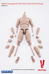 1/6 Scale Male zombified Body MX01-B