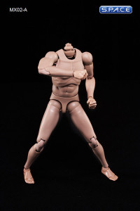 1/6 Scale Male Body - matte caucasian skin tone MX02-A