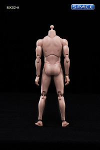 1/6 Scale Male Body - matte caucasian skin tone MX02-A