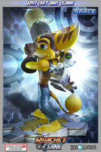 Ratchet & Clank Statue (Playstation Allstars)