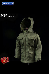 1/6 Scale M65 OD Jacket & Blue Jeans (worn) Set