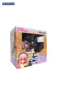 1/7 Scale Nitro Super Sonico - Bikini & Sofa Black Color Version PVC Statue (VC!)