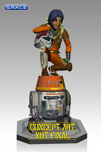 Ezra and Chopper Maquette (Star Wars Rebels)