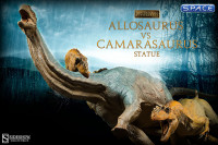 Allosaurus vs. Camarasaurus Statue (Dinosauria)