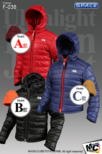 1/6 Scale Ultralight Down Jacket (red)