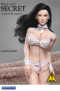 1/6 Scale Female Lingerie Set White