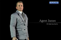 1/6 Scale Agent James with Grey Suit Set