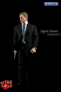 1/6 Scale Agent James with Black Suit Set