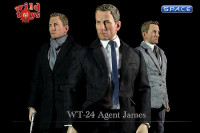 1/6 Scale Agent James with Black Suit Set